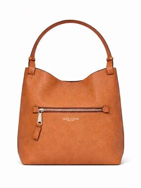 Marc Jacobs Cognac Pebbled Leather Shoulder Bag NWOT